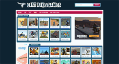 Desktop Screenshot of dirtybikegames.net